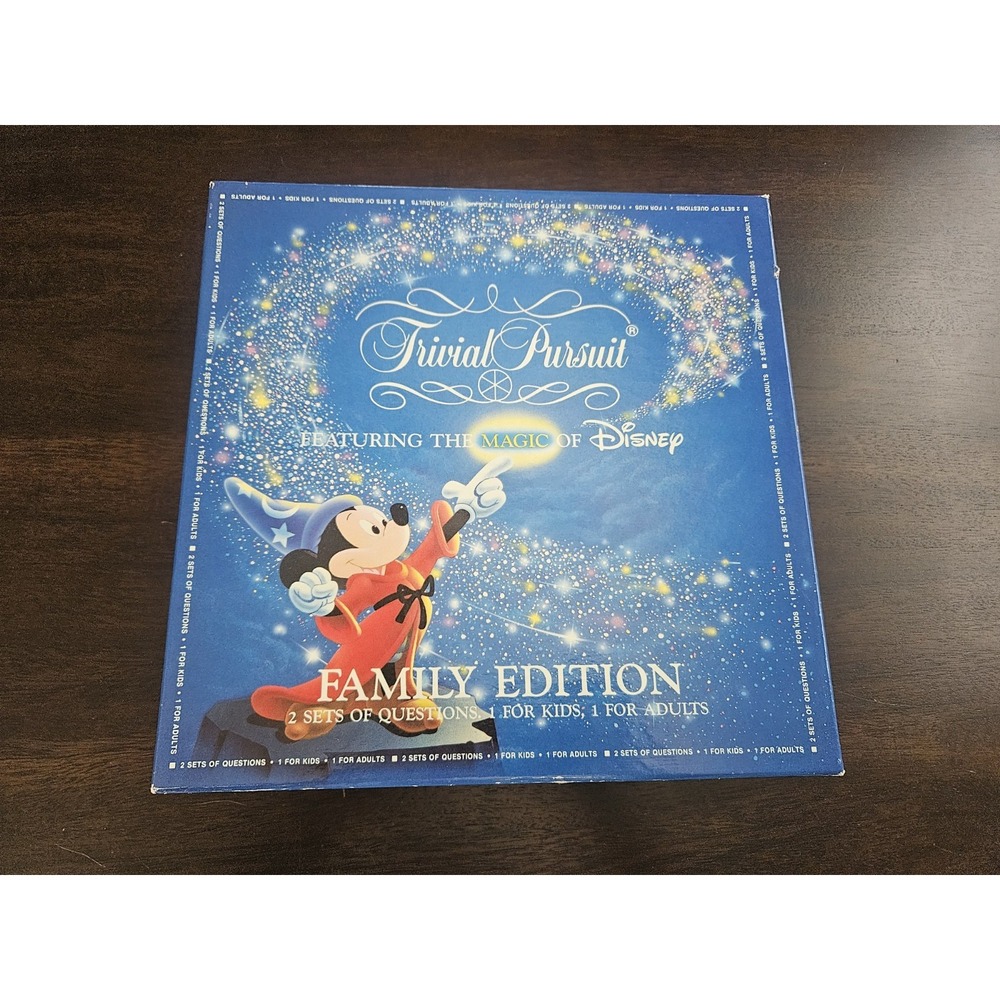 Vintage Trivial Pursuit Disney Family Edition Master Game